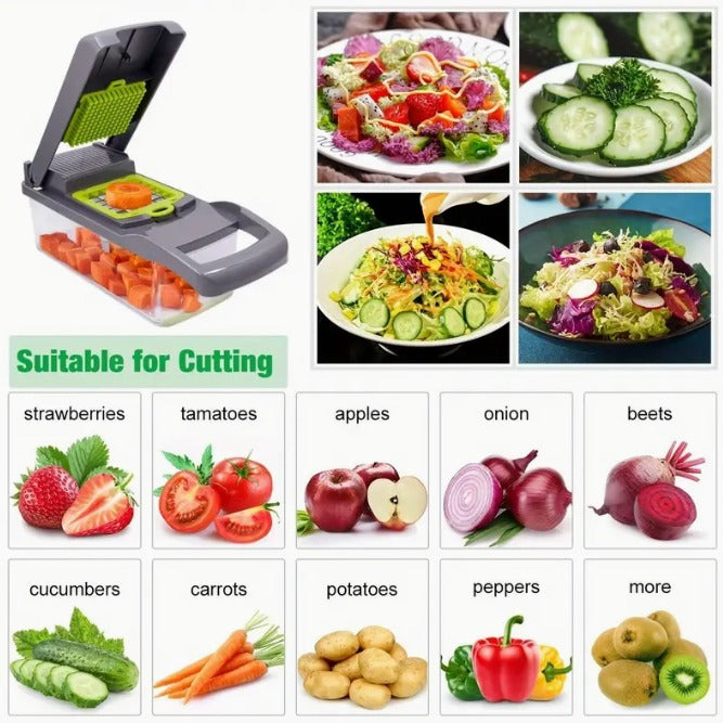Picadora de verduras 14 en 1